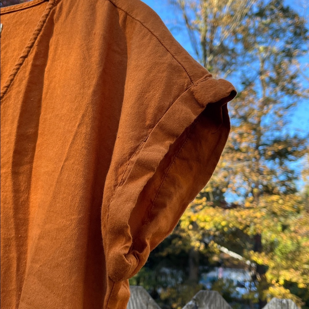 Minimalist linen midi with pockets🍁🍂 - Picture 2 of 7